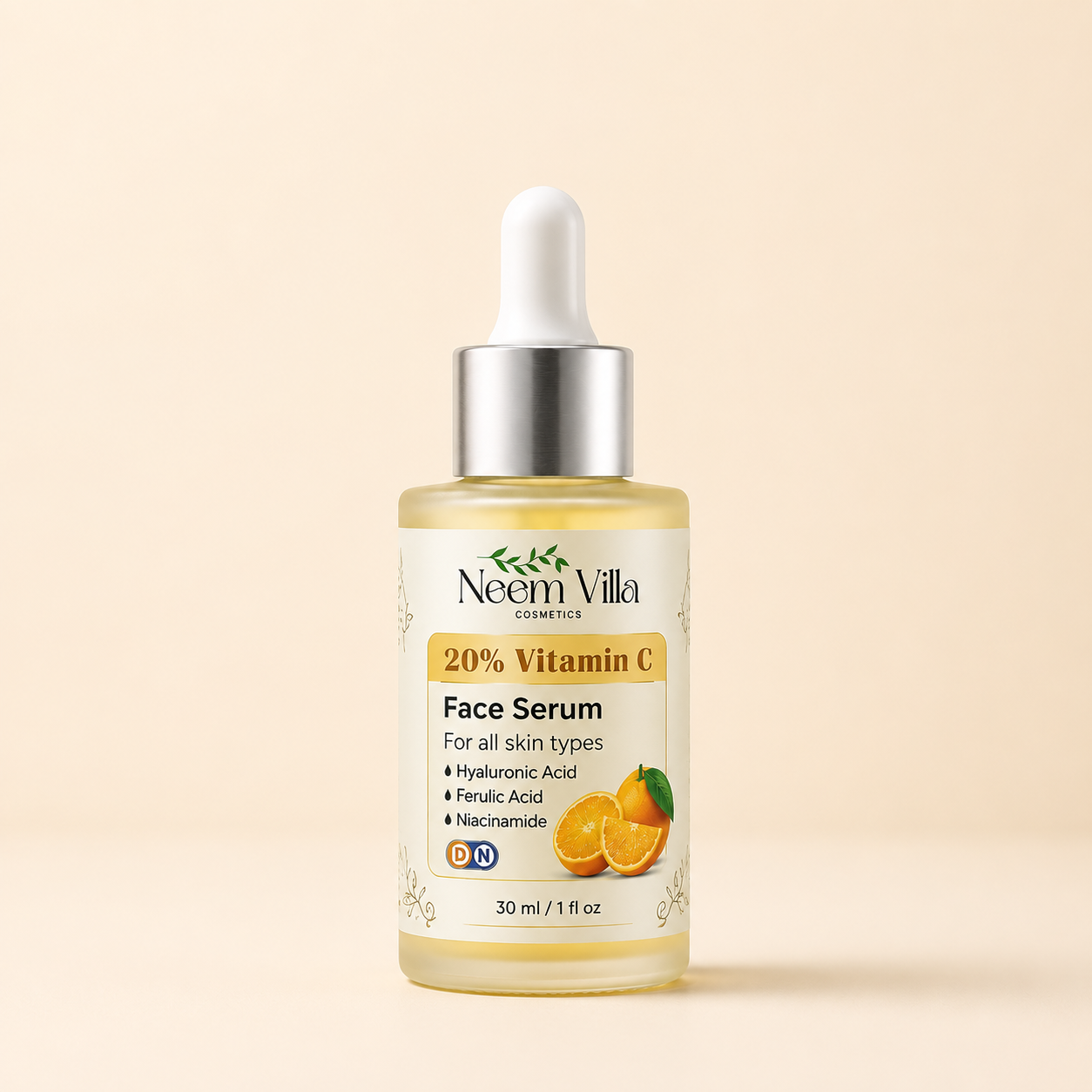 Neem Villa 20% Vitamin C Face Serum (30ml)